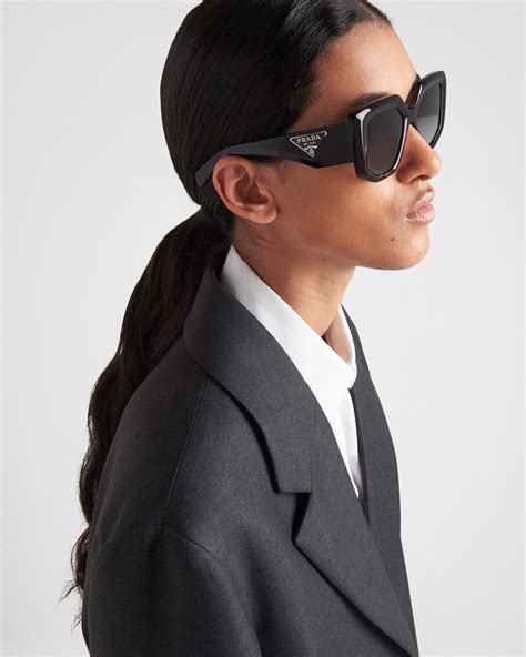 prada symbole sunglasses - black|black and white prada sunglasses.